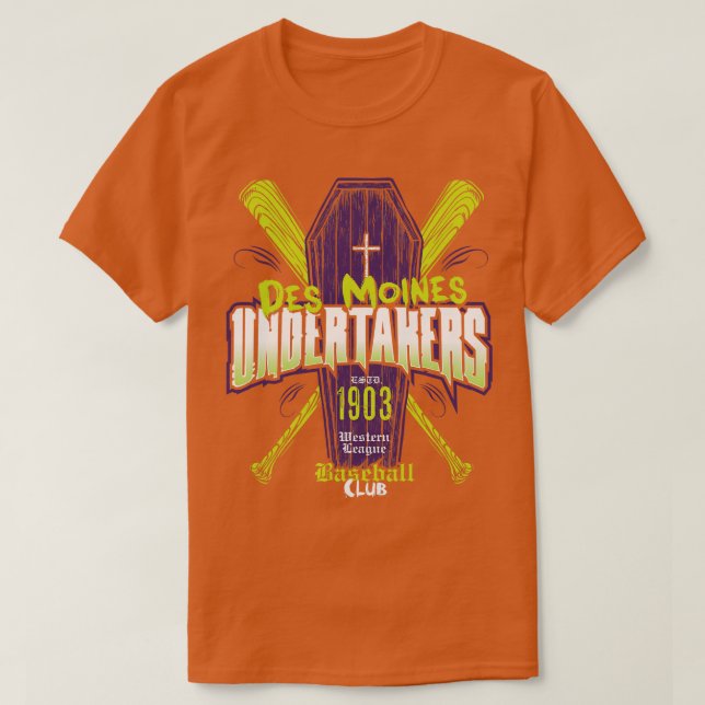 Des Moines Undertakers T Shirt (Design framsida)