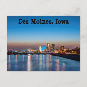 Des Moines Vykort