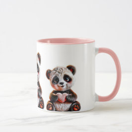 Des pandas au grand coeur. mugg