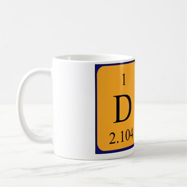 Des Periodiska bord namn mugg (Vänster)