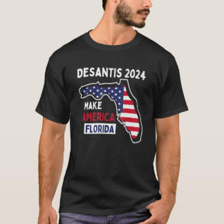 Desantis 2024, gör Amerika Florida 2024 Lycklig 4: T Shirt