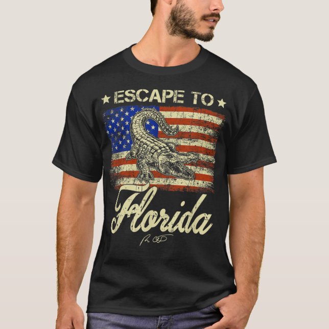 Desantis 2024 Gör Amerika till Florida T Shirt (Framsida)