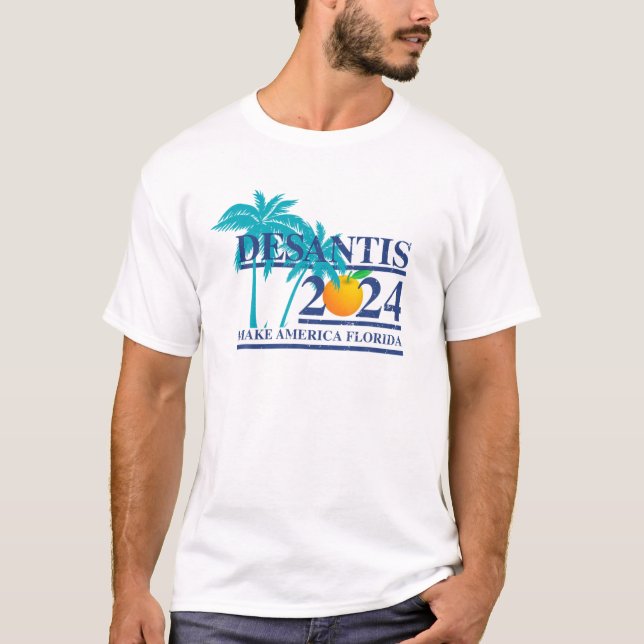 Desantis 2024 make America Florida - Manar, Women, T Shirt (Framsida)
