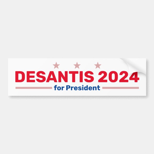 DeSantis 2024-stötdekal Bildekal (Framsidan)
