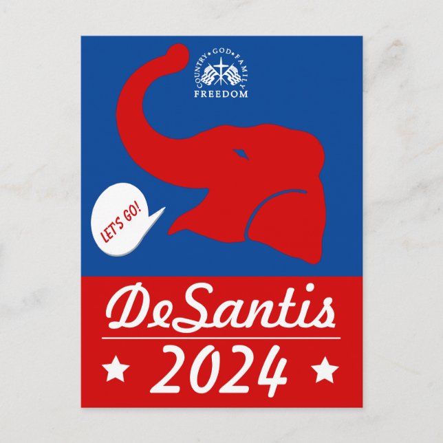 DeSantis 2024 Vykort (Framsida)