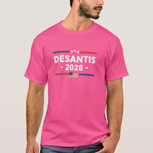 Desantis 2028 Ron Desantis 2028 President Val T Shirt (Framsida)