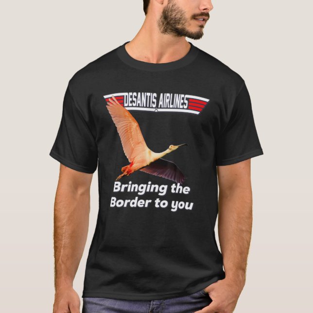 Desantis Airline som för Gräns till dig Florid T Shirt (Framsida)