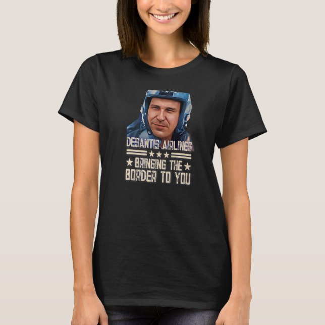 Desantis Airline som för Gräns till dig Martha T Shirt (Framsida)