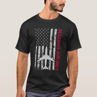 Desantis Airlines Bringing The Border To You Retro T Shirt