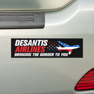 DeSantis Airlines Funny Ron DeSantis 2024 Bildekal