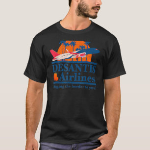DeSantis Airlines Lundny politisk nota Ron DeSanti T Shirt