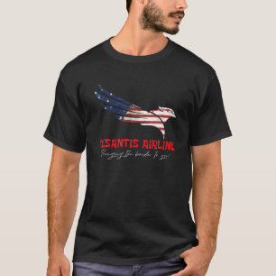 Desantis Airlines Lusnye politisk ledamot Ron Desa T Shirt