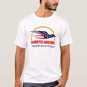 Desantis Airlines Lusnye politisk ledamot Ron Desa T Shirt