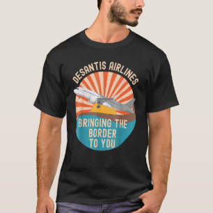 DeSantis Airlines Marthas Vineyard Meme 2022 Polit T Shirt
