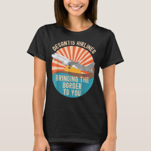 DeSantis Airlines Marthas Vineyard Meme 2022 Polit T Shirt
