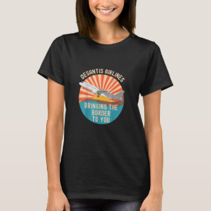DeSantis Airlines Marthas Vineyard Meme 2022 Polit T Shirt