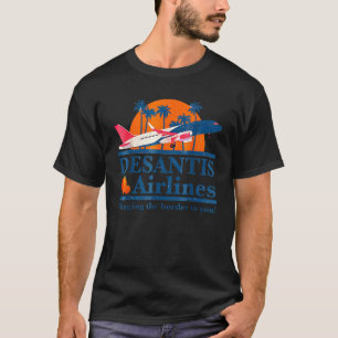 DeSantis Airlines Marthas Vineyard Meme 2022 Polit T Shirt
