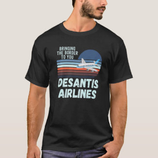 DeSantis Airlines Marthas Vineyard USA Sunset Pol T Shirt