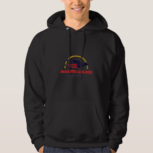 DeSantis Airlines  Politisk meme Ron DeSantis Hoodie (Framsida)