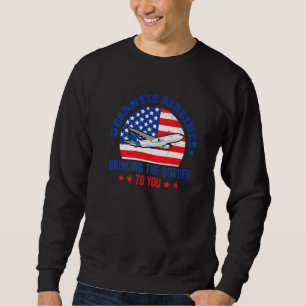 DeSantis Airlines Politisk Meme USA Flagga Ron De Lång Ärmad Tröja