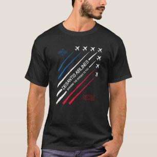 DeSantis Airlines politiska meme DeSantis T Shirt