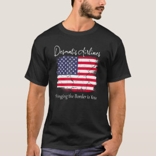 DeSantis Airlines politiska PM Ron DeSantis Usa T Shirt