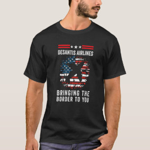 DeSantis Airlines Retro USA flagga DeSantis Airlin T Shirt