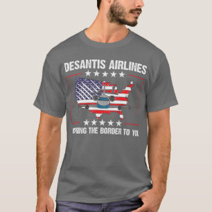 Desantis Airlines som för Gräns till dig Retro T Shirt