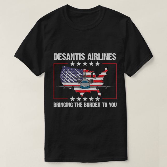 DeSantis Airlines T Shirt (Design framsida)