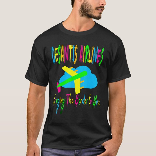 Desantis airlines Vintage T Shirt (Framsida)