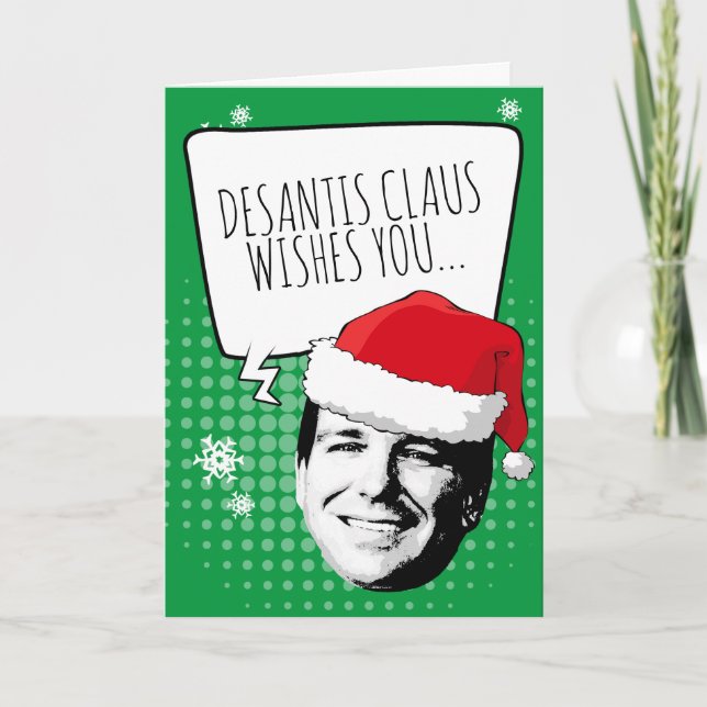 DeSantis Claus Önskemål Du God jul Card Kort (Framsida)