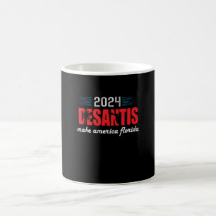 desantis göra america florida kaffemugg