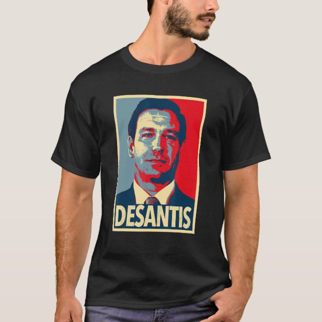 Desantis Ron Desantis Goveror of Florida T Shirt (Framsida)