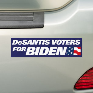 DeSantis-supportrar för Biden 2024 Bildekal