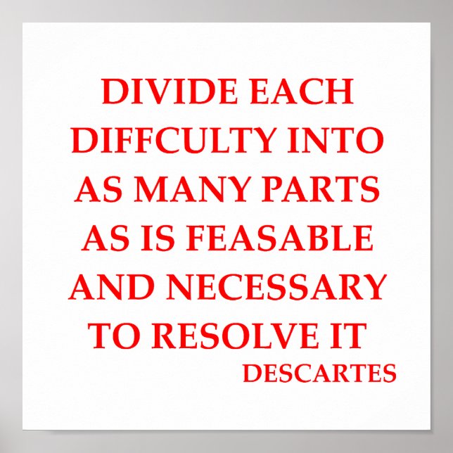 DESCART-citat Poster (Framsidan)