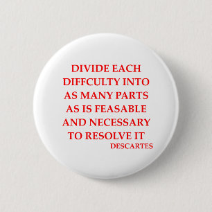 DESCARTES citationstecken Knapp