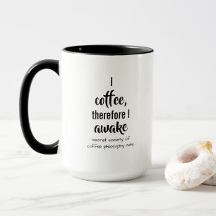 Descartes Coffee Philosophy Twist Mugg