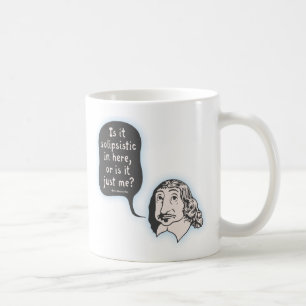 Descartes Solipsistic Kaffemugg