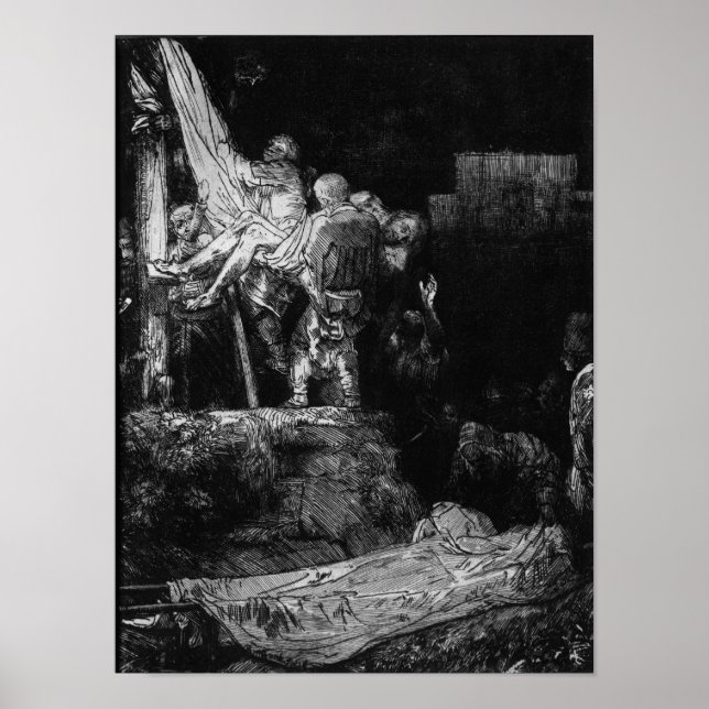 Descent från Kor med tork, 1654 Poster (Framsidan)