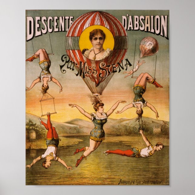 Descente d'Absalon par Miss Stena Poster (Framsidan)