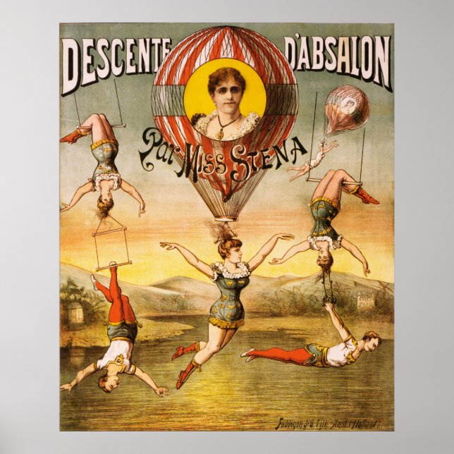 Descente d'Absalon par Miss Stena Poster (Framsidan)