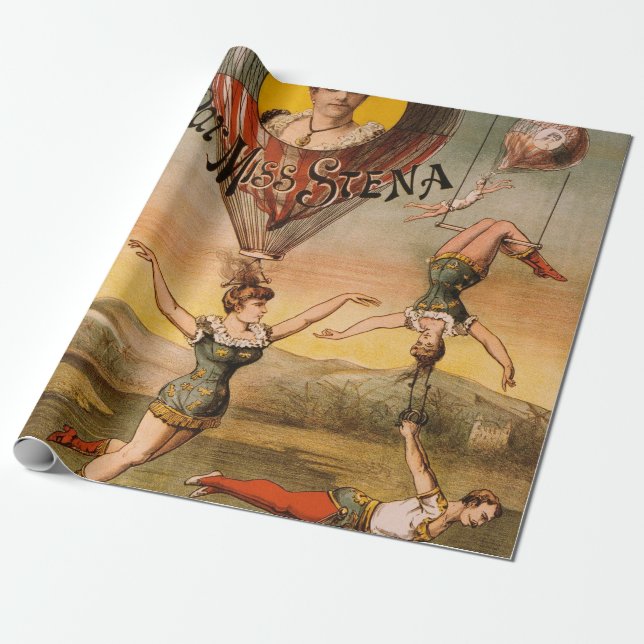 Descente d'Absalon par Miss Stena Vintage Circus Presentpapper (Utrullad)