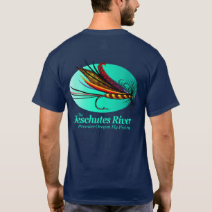 Deschutes flod (flugan) t shirt