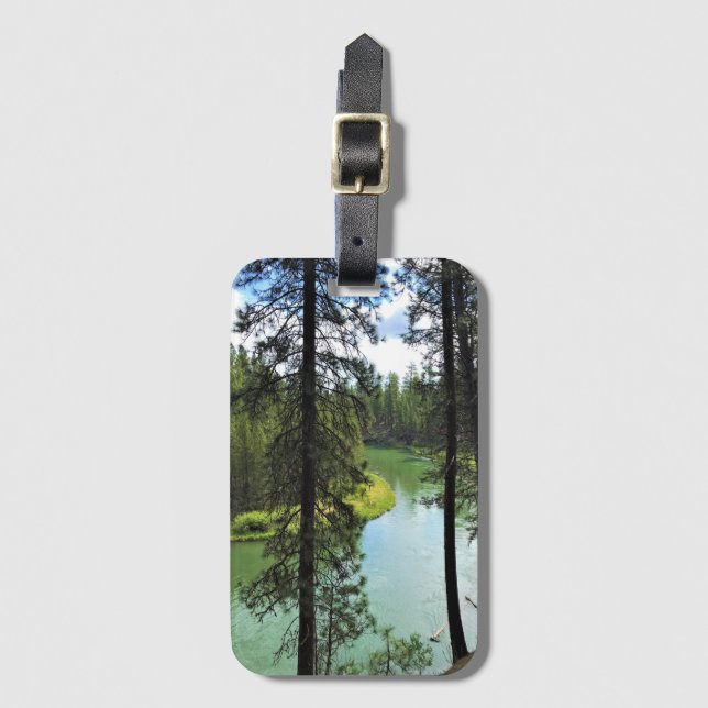 Deschutes River, OR Bagagebricka (Framsida vertikal)