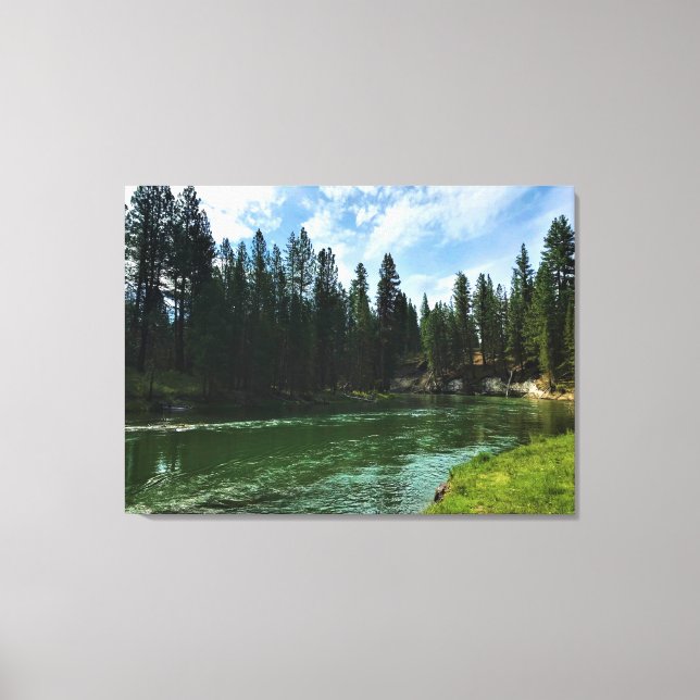 Deschutes River, Oregon Canvastryck (Framsida)