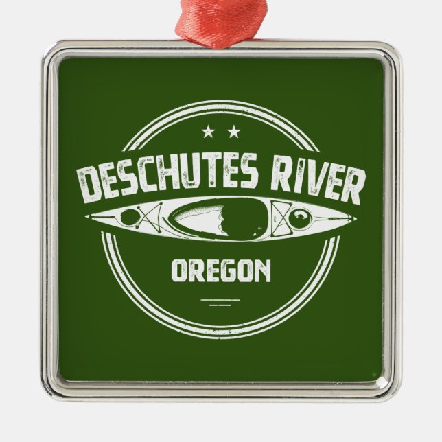 Deschutes River, Oregon Julgransprydnad Metall (Framsidan)