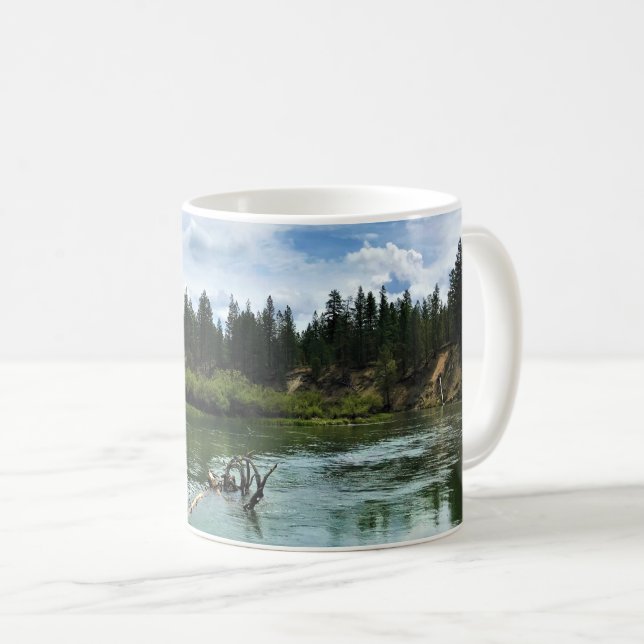 Deschutes River, Oregon Kaffemugg (Framsida höger)