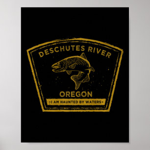 Deschutes River Oregon Premium flugfiske  Poster