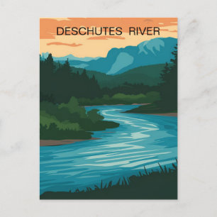 Deschutes River Oregon Vykort