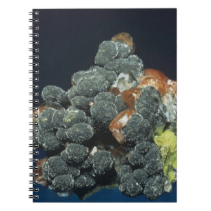 Descloizite på Calcite Anteckningsbok